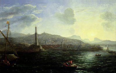 The Port of Genoa, Sea View by Claude Lorrain